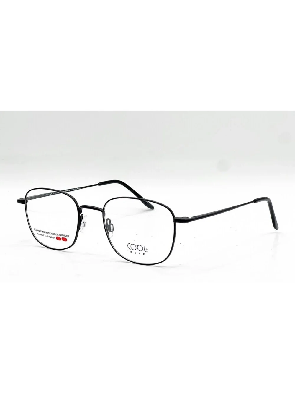 Cool Clip Cc 837 90 Satin Black Authentic Eyeglasses 51-20-140